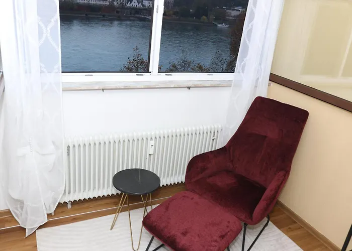 Apartmán -maison Margot-am Deutschen Eck Mit Rhein- Und Festungsblick